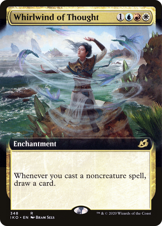 Whirlwind of Thought (IKO-348) (Extended Art) (Foil)