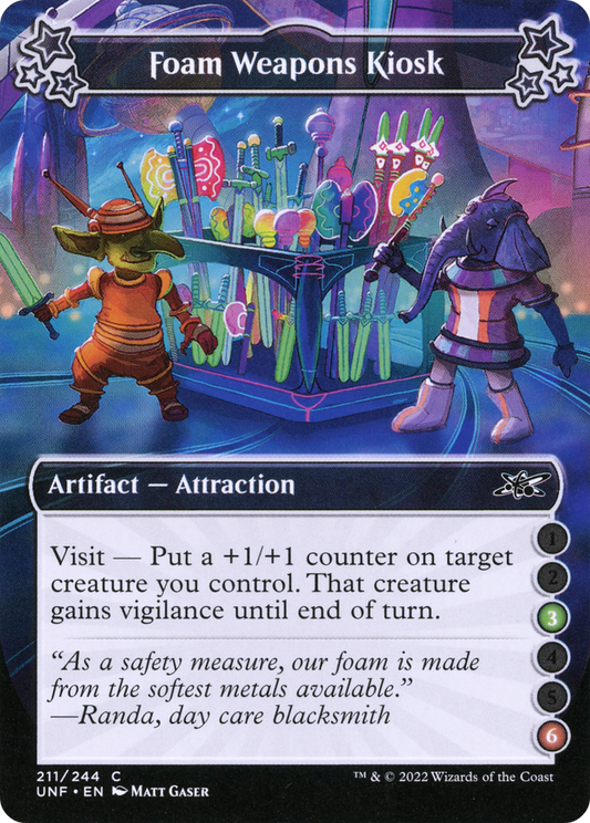 Foam Weapons Kiosk (UNF-211B) (Foil)
