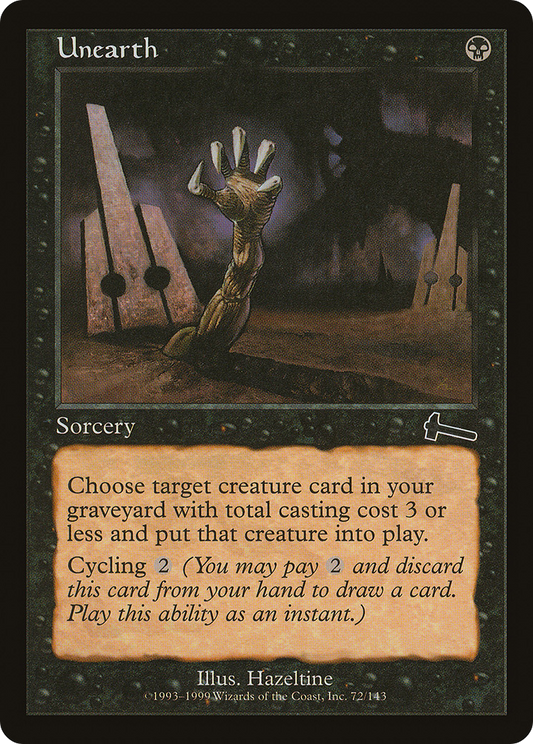Unearth (ULG-072) (Foil)