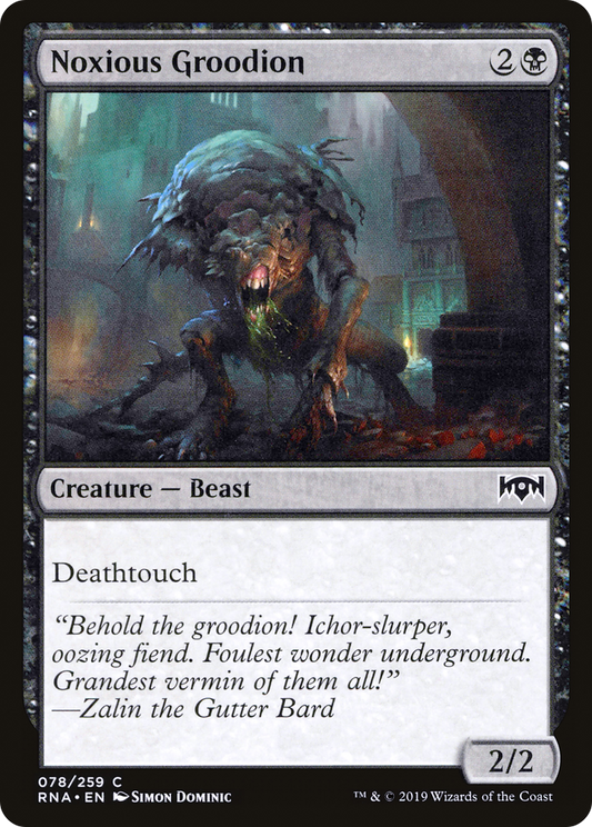 Noxious Groodion (RNA-078) (Foil)