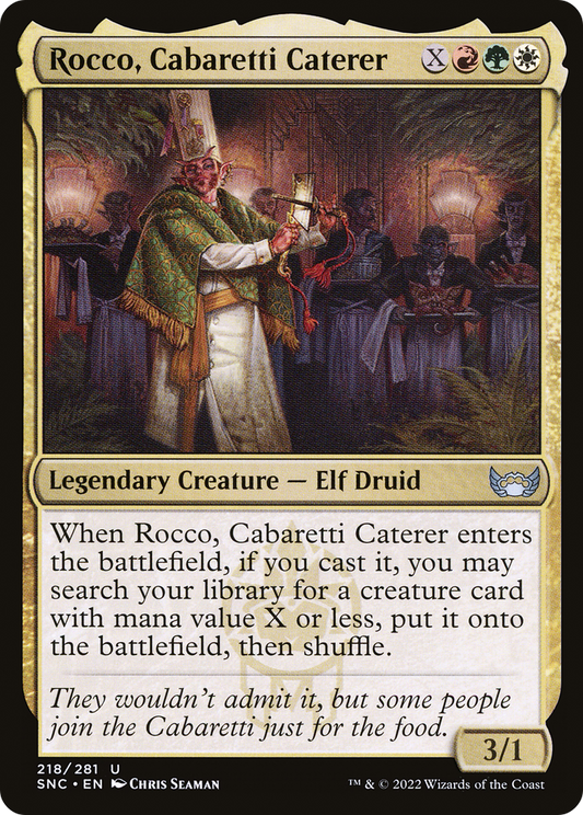 Rocco, Cabaretti Caterer (SNC-218) (Foil)