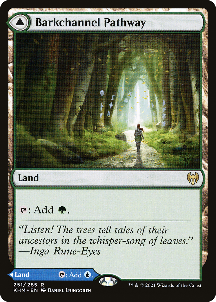 Barkchannel Pathway // Tidechannel Pathway (KHM-251) (Foil)