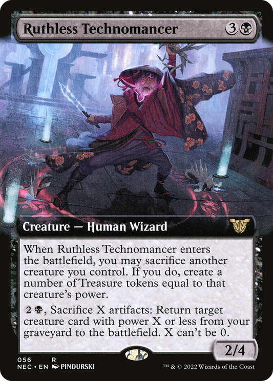 Ruthless Technomancer (NEC-056) (Extended Art)