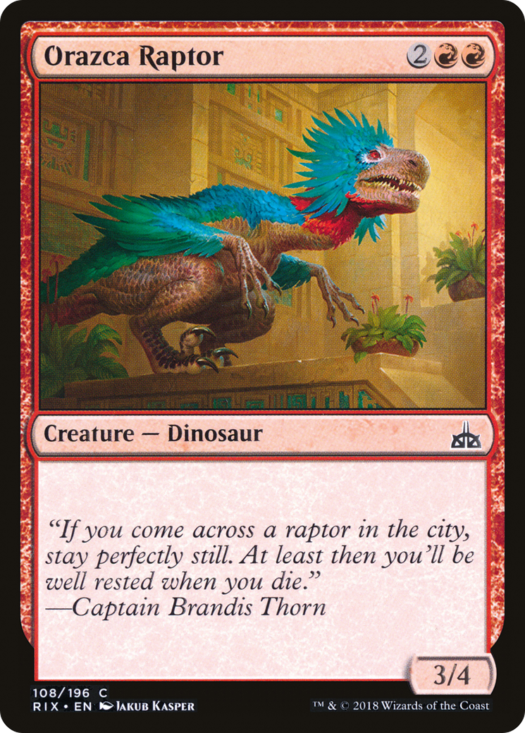 Orazca Raptor (RIX-108) (Foil)