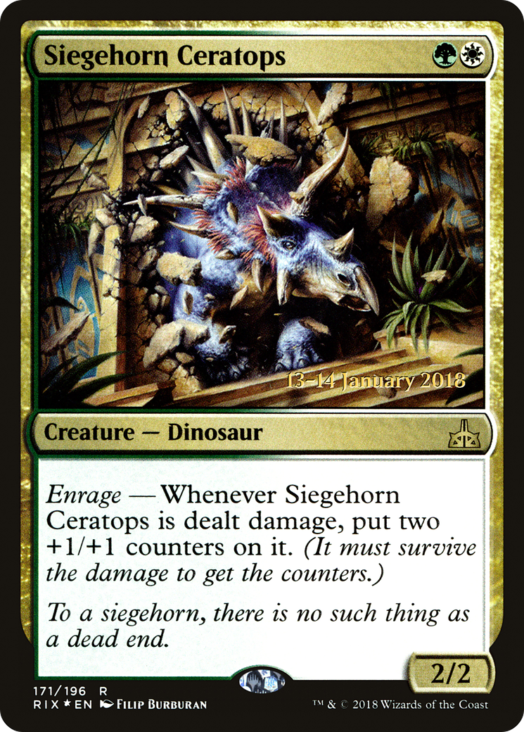 Siegehorn Ceratops (PRE-171S) (Foil)