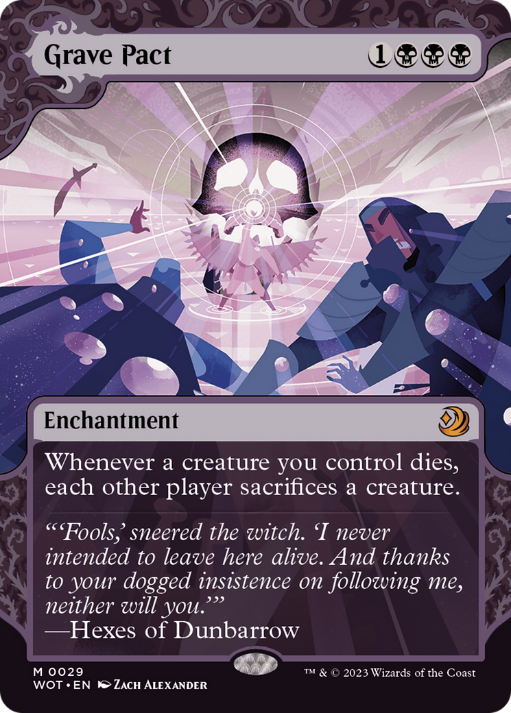 Grave Pact (WOT-029) (Showcase) (Borderless) (Foil)