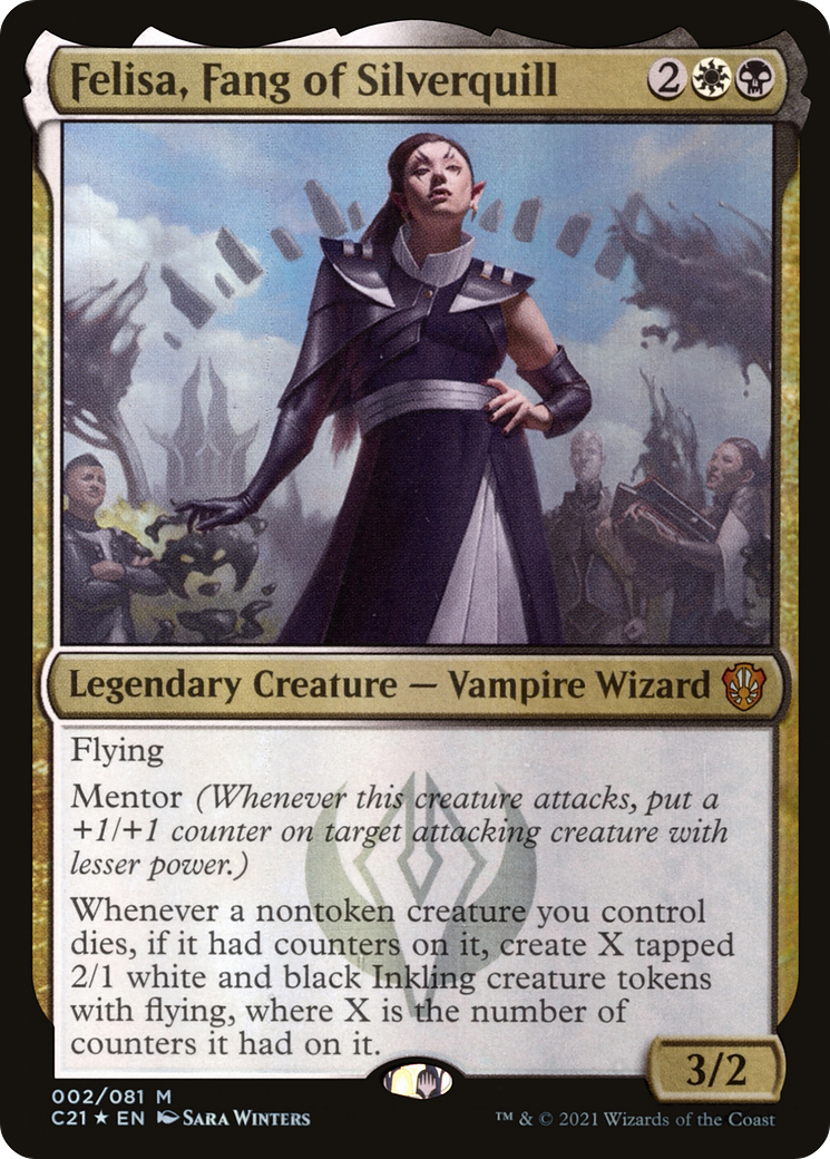 Felisa, Fang of Silverquill (C21-002) (Foil)