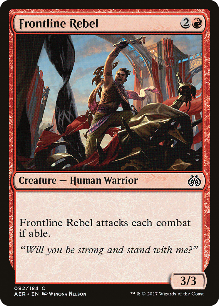 Frontline Rebel (AER-082) (Foil)
