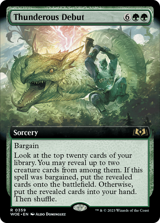Thunderous Debut (WOE-359) (Extended Art)