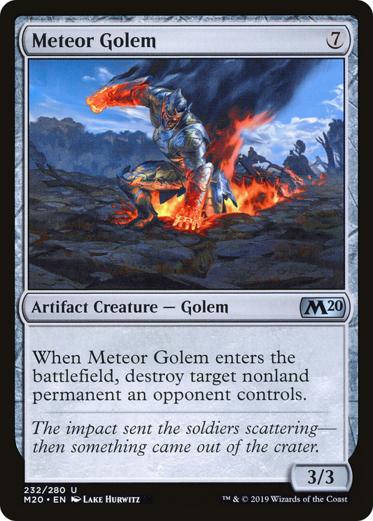 Meteor Golem (M20-232) (Foil)