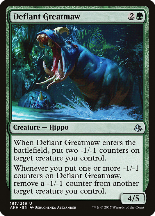 Defiant Greatmaw (AKH-163) (Foil)
