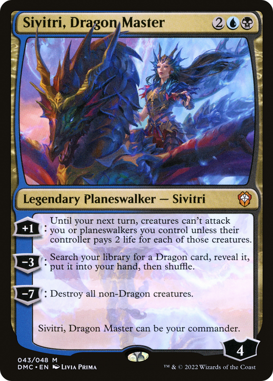 Sivitri, Dragon Master (DMC-043) (Foil)