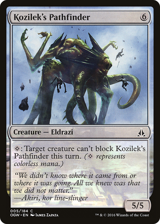 Kozilek's Pathfinder (OGW-005) (Foil)