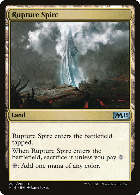 Rupture Spire (M19-255) (Foil)