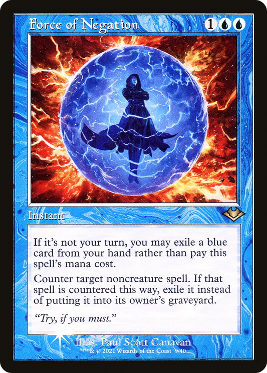 Force of Negation (MH1-009) (Etched Foil)