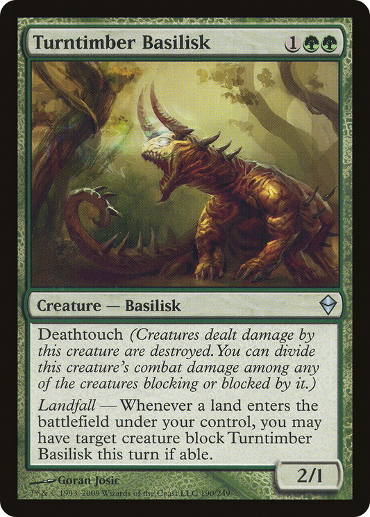 Turntimber Basilisk (ZEN-190) (Foil)