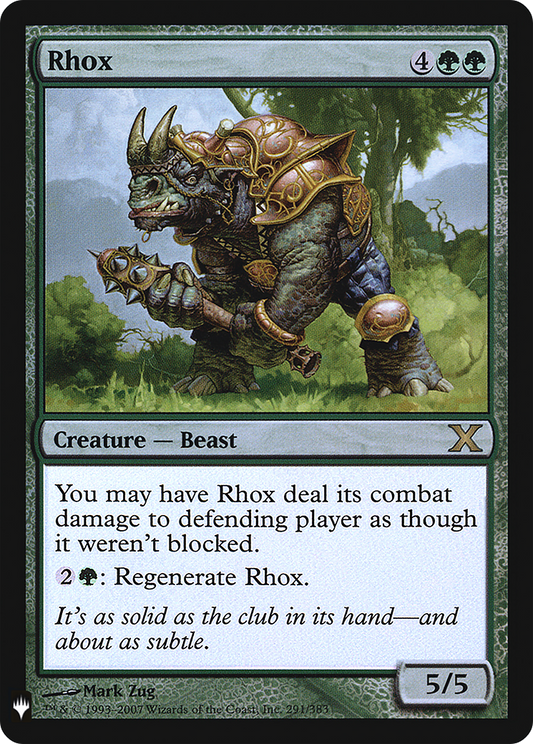Rhox (LIST-10E-291) (Foil)