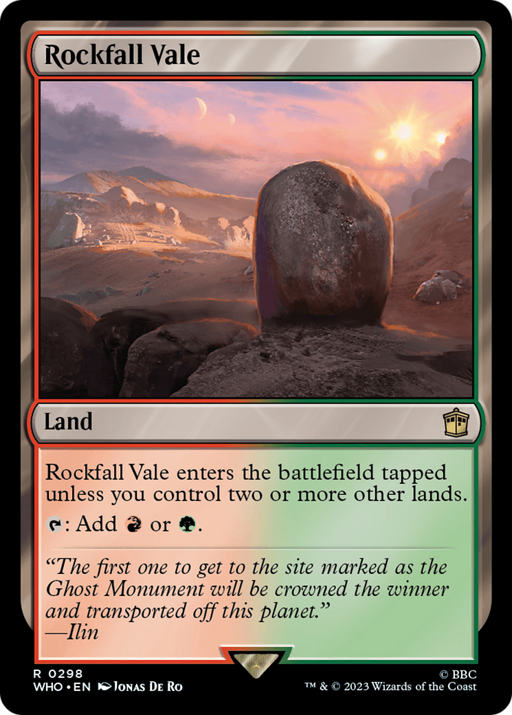 Rockfall Vale (WHO-298) (Foil)