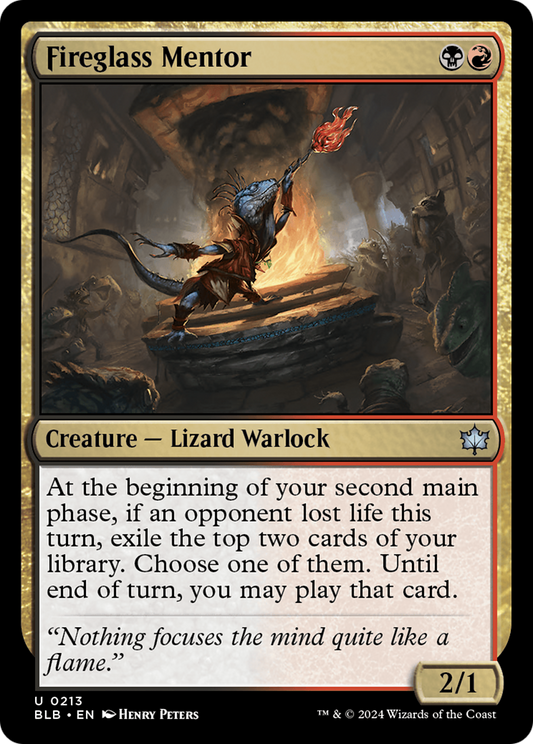 Fireglass Mentor (BLB-213) (Foil)