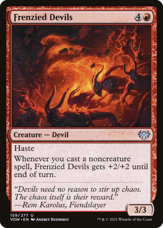 Frenzied Devils (VOW-159) (Foil)
