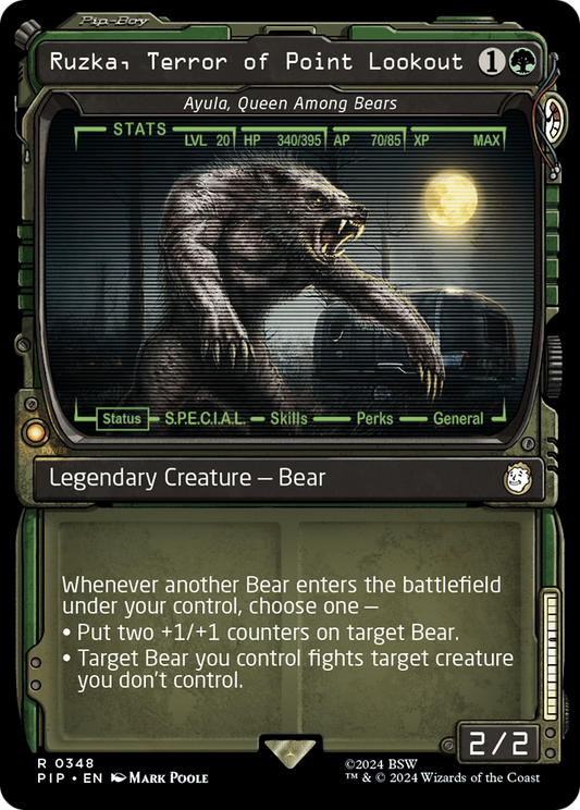 Ruzka, Terror of Point Lookout / Ayula, Queen Among Bears (PIP-348) (Showcase)