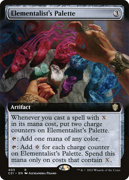 Elementalist's Palette (C21-403) (Extended Art)