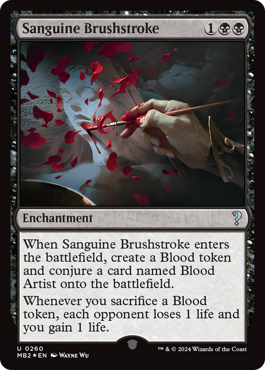 Sanguine Brushstroke (MB2-260) (Foil)