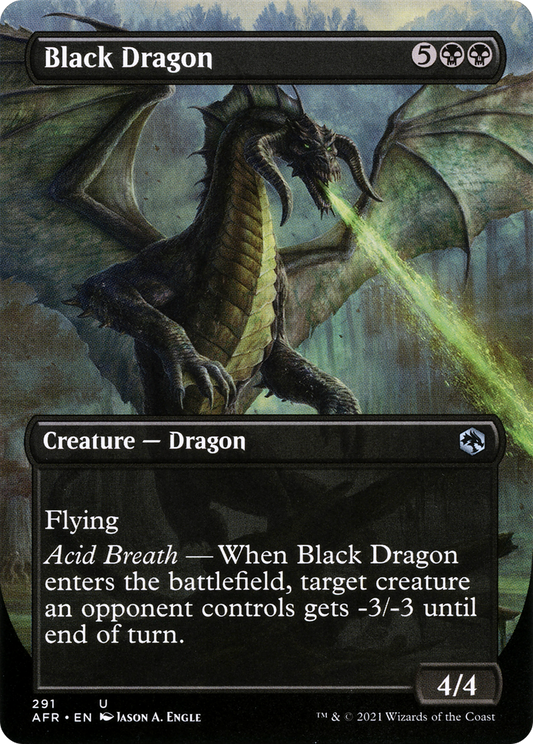 Black Dragon (AFR-291) (Borderless)