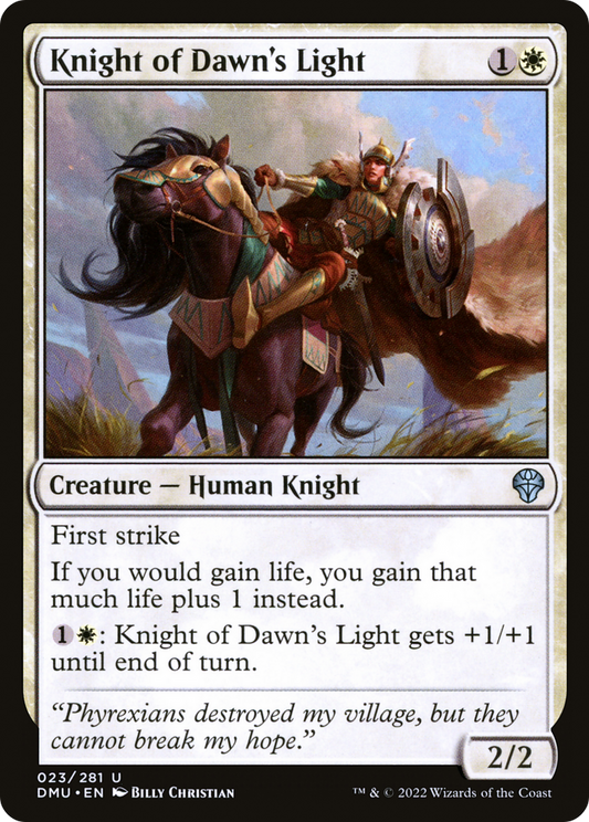 Knight of Dawn's Light (DMU-023)