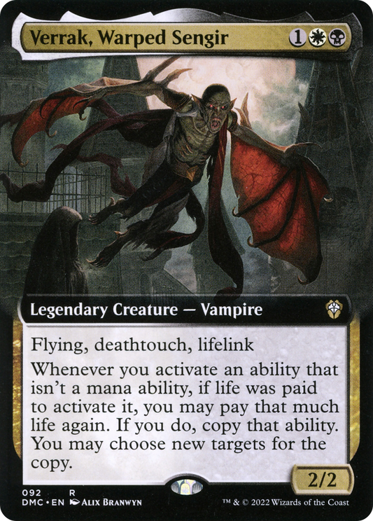 Verrak, Warped Sengir (DMC-092) (Extended Art)