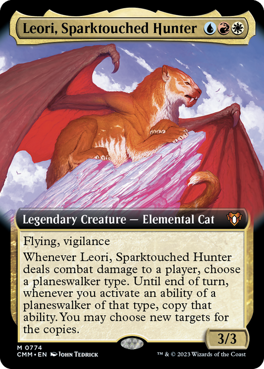 Leori, Sparktouched Hunter (CMM-774) (Extended Art)