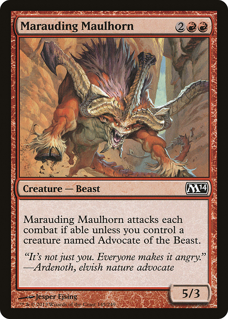 Marauding Maulhorn (M14-145)