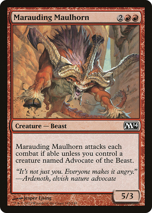 Marauding Maulhorn (M14-145)
