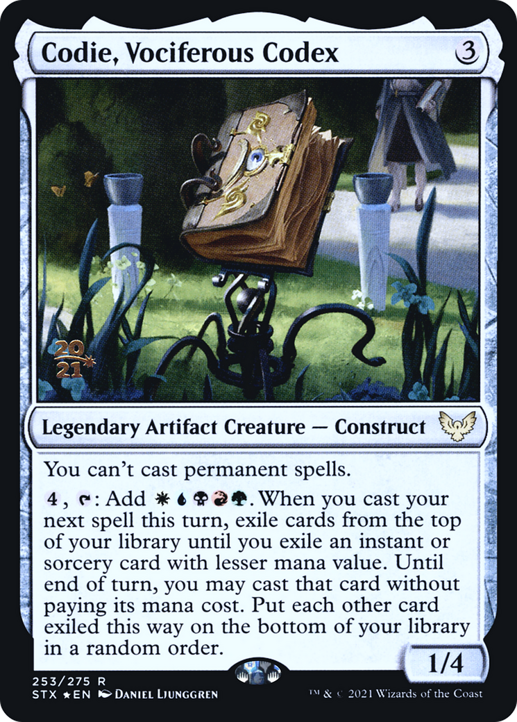 Codie, Vociferous Codex (PRE-253S) (Foil)