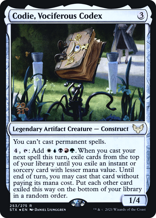 Codie, Vociferous Codex (PRE-253S) (Foil)