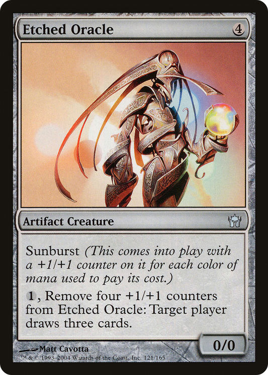 Etched Oracle (5DN-121) (Foil)