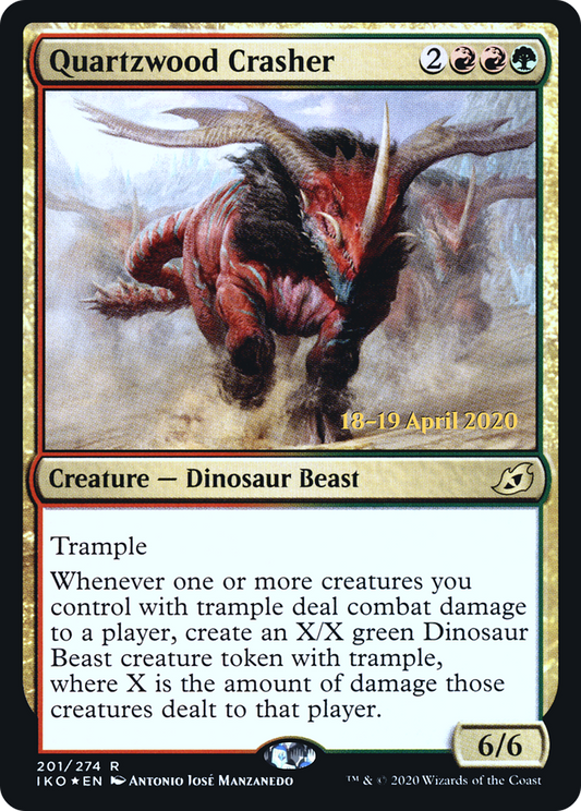 Quartzwood Crasher (PRE-201S) (Foil)