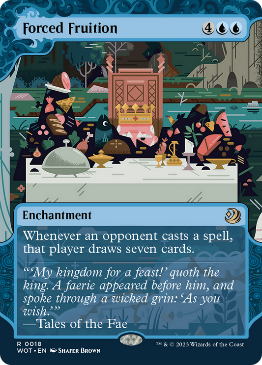 Forced Fruition (WOT-018) (Showcase) (Borderless) (Foil)