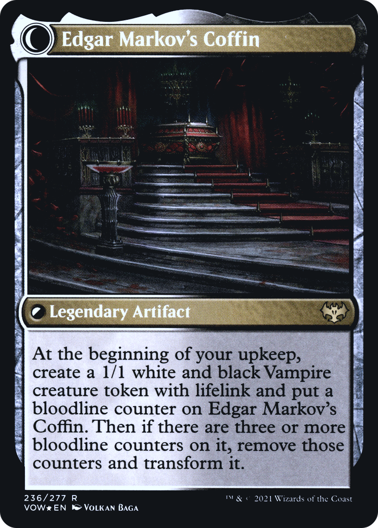 Edgar, Charmed Groom // Edgar Markov's Coffin (PRE-236S) (Foil)