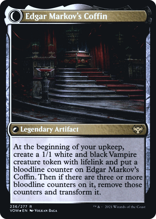 Edgar, Charmed Groom // Edgar Markov's Coffin (PRE-236S) (Foil)