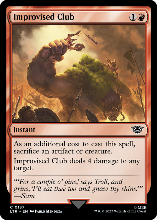 Improvised Club (LTR-137) (Foil)