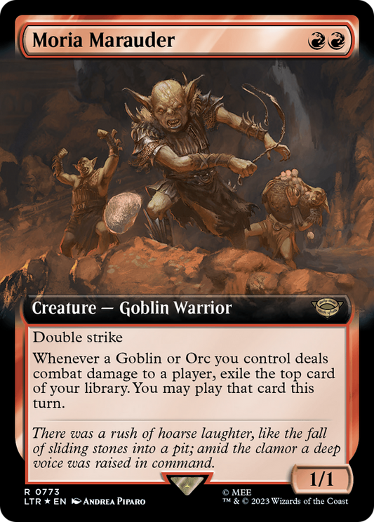 Moria Marauder (LTR-773) (Extended Art) (Surge Foil)