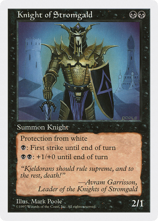Knight of Stromgald (5ED-171)