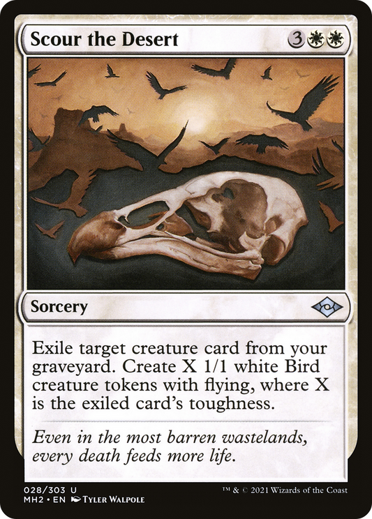 Scour the Desert (MH2-028) (Foil)