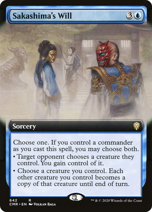 Sakashima's Will (CMR-642) (Extended Art)
