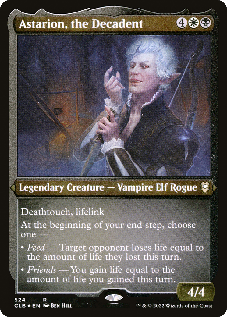 Astarion, the Decadent (CLB-524) (Etched Foil)