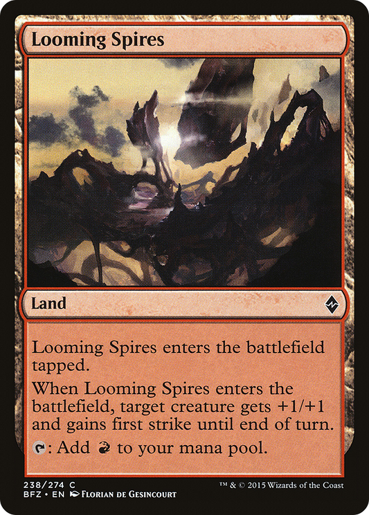 Looming Spires (BFZ-238) (Foil)