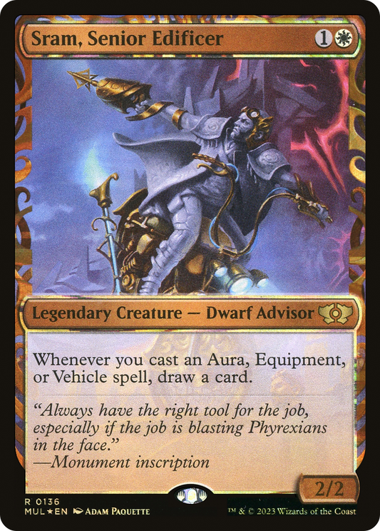 Sram, Senior Edificer (MUL-136) (Showcase) (Halo Foil)