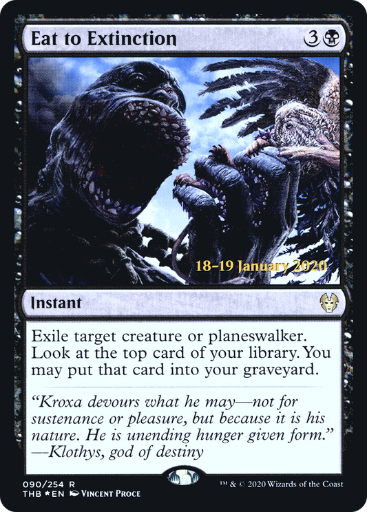 Eat to Extinction (PRE-90S) (Foil)