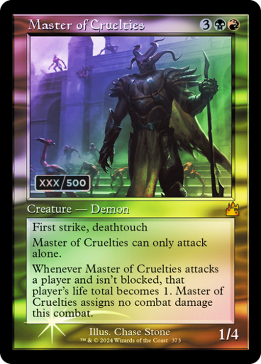 Master of Cruelties (RVR-373Z) (Foil) (Serialized)